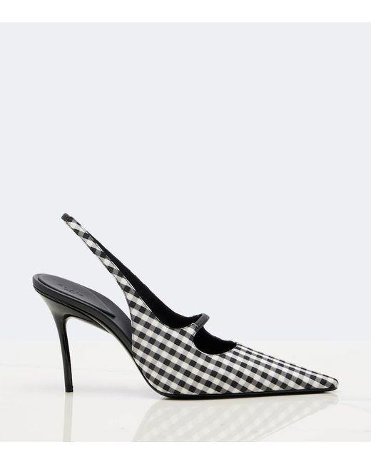 Alaïa White Slingback-Pumps Drop