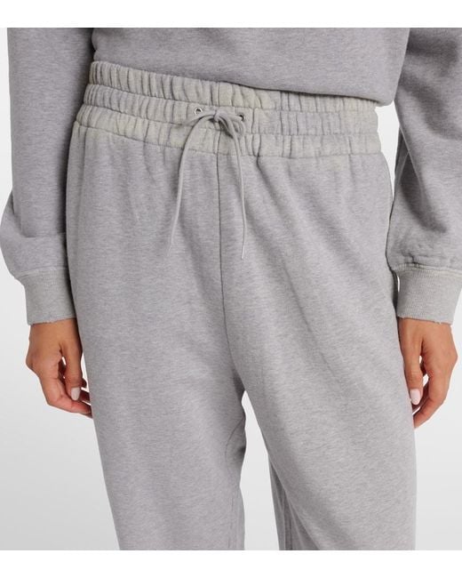 Pantalones Deportivos De Jersey De Algodon Prada de color Gray