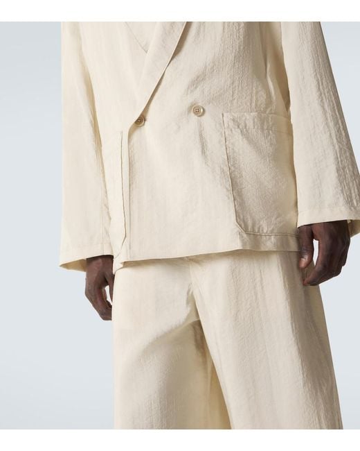 Lemaire Natural Silk-Blend Blazer for men