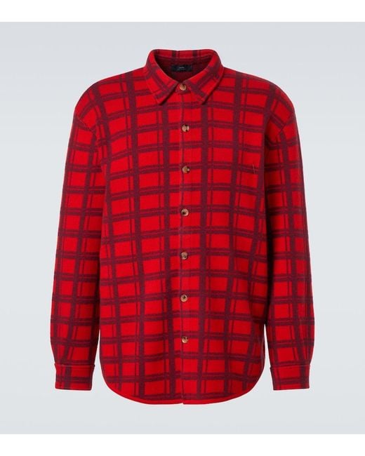 Camisa Mr Young De Cachemir A Cuadros arch4 de hombre de color Red