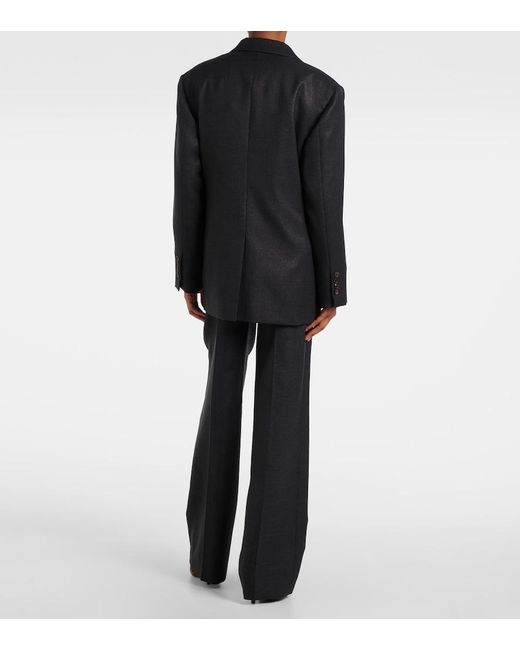Brunello Cucinelli Black Wool-Blend Blazer