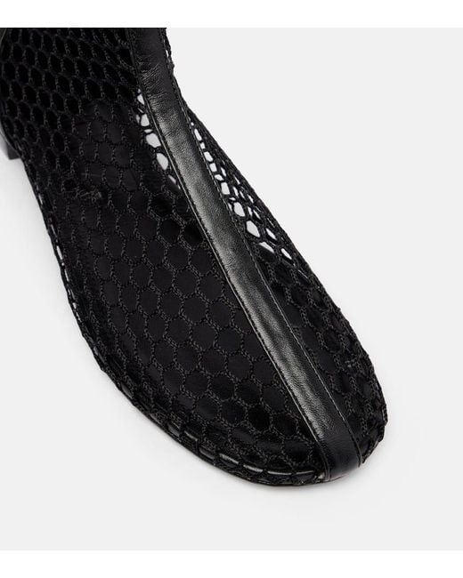 Souliers Martinez Black Maxima Mesh Ankle Boots