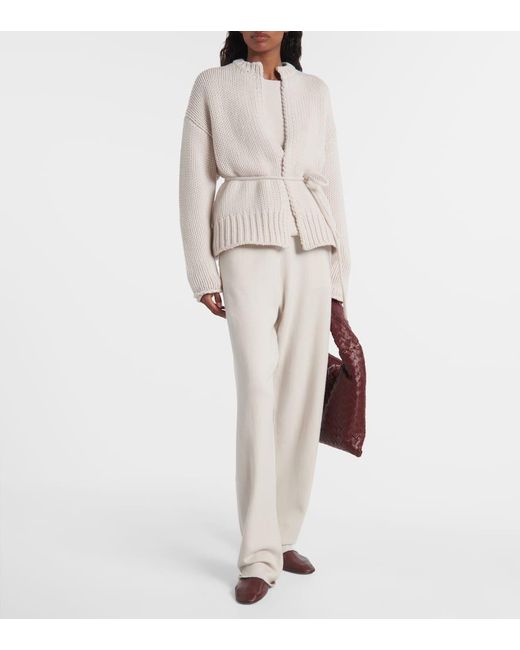 Cardigan Envolvente Ginza De Cachemir Extreme Cashmere de color Natural