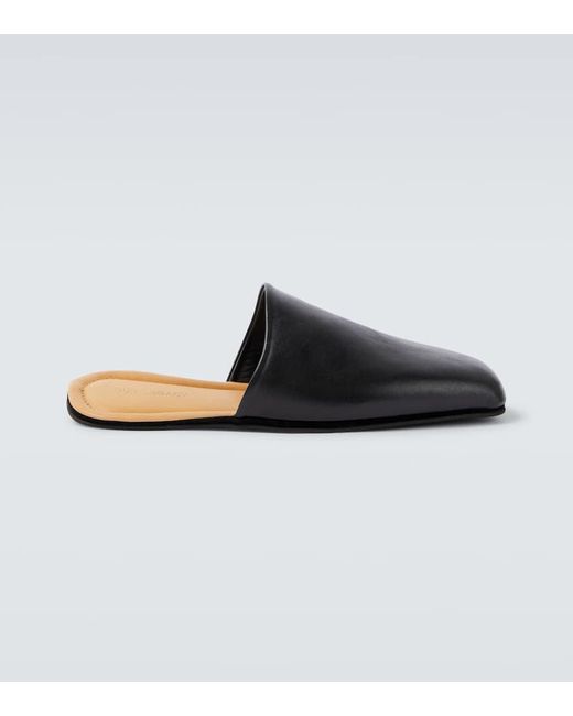 Our Legacy Black Cigarr Leather Mules for men