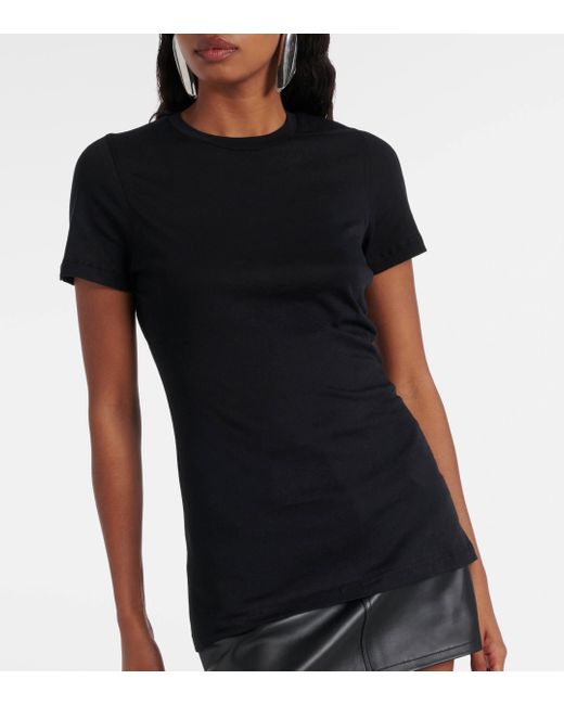 Wardrobe NYC Black Cotton Jersey T-shirt