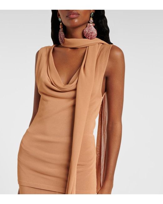 Top AYA MUSE en coloris Brown