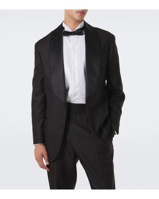Brunello Cucinelli Black Silk Tuxedo for men