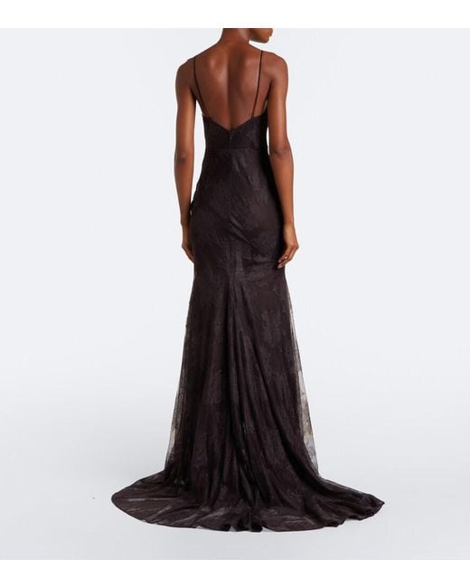 Alex Perry Black Lace Gown