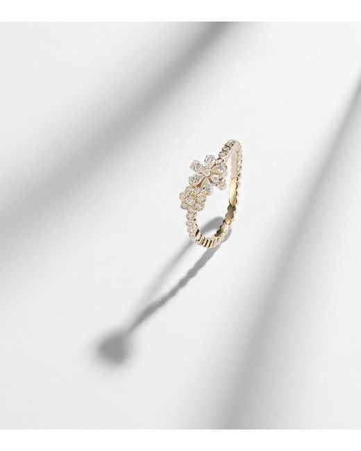 Sophie Bille Brahe White Cosmos Fleur 18Kt Ring With Diamonds