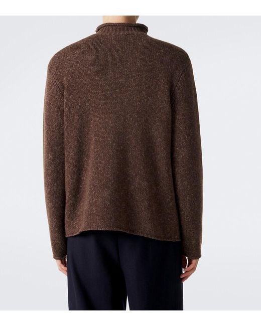 Lisa Yang Brown Cian Cashmere Sweater for men
