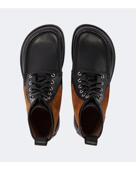 Stivali Stringati Campo di Loewe in Brown da Uomo