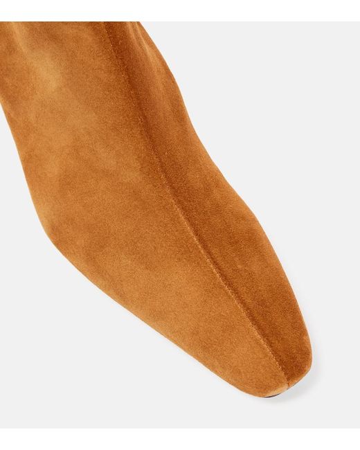 Bottines Wally 55 En Daim Staud en coloris Brown