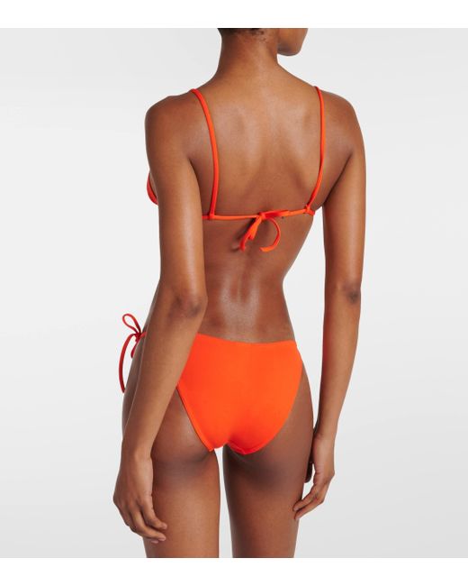 Eres Orange Mouna Small Bikini Top