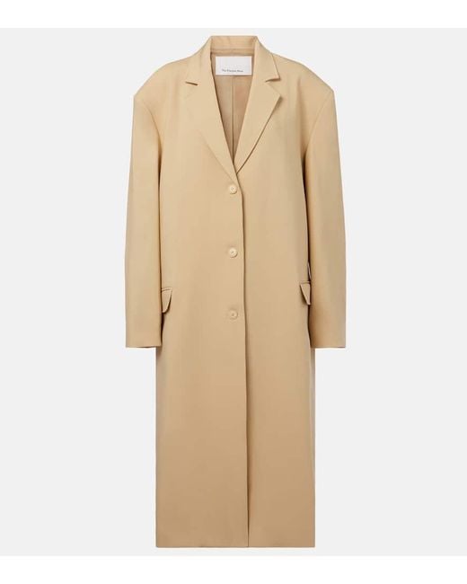 Cappotto Oversize Di Tribeca di Frankie Shop in Natural