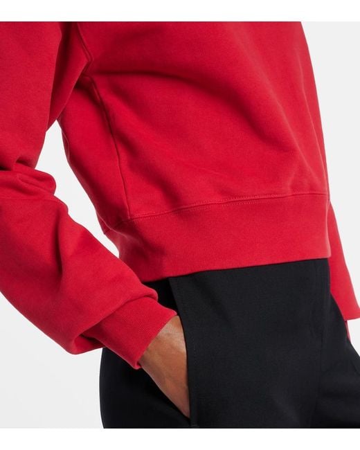 Felpa Con Cappuccio di Jacquemus in Red