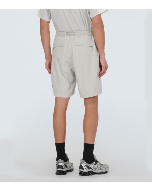 And Wander Gray Technical Shorts for men
