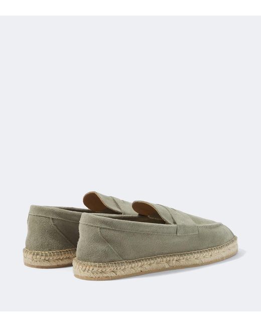 Lardini Green Suede Espadrilles for men