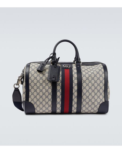 Gucci Multicolor Ophidia GG Supreme Duffel Bag for men