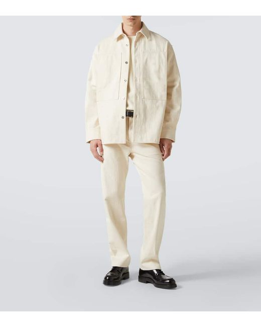 Camisa En Denim Jil Sander de hombre de color Natural