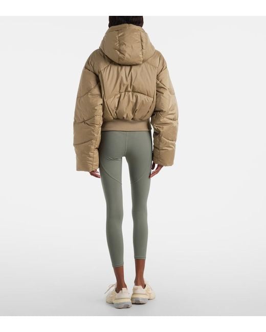 Adidas By Stella McCartney Natural Hooded Cropped Jacket