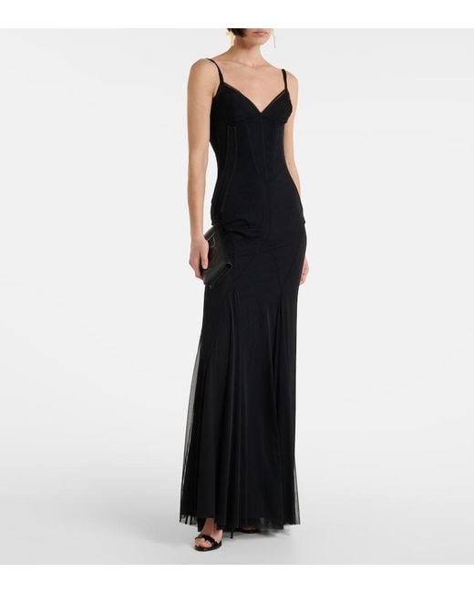 Dolce & Gabbana Black Long Dress