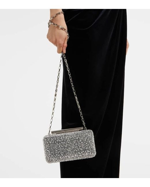 【関税&送料込】Alexander Mcqueen Mcqueen T-Bar Clutch Bag ALEXANDER MCQUEEN T-Bar leather clutch | NET-A-PORTER