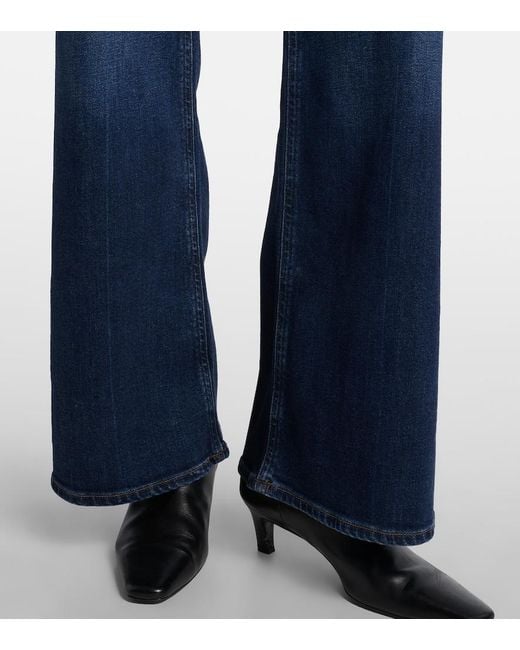 Citizens of Humanity Blue Kimberly Mid-Rise Flared Jeans