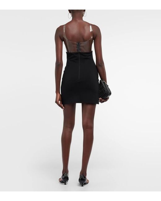 Christopher Kane Black Desire Minidress