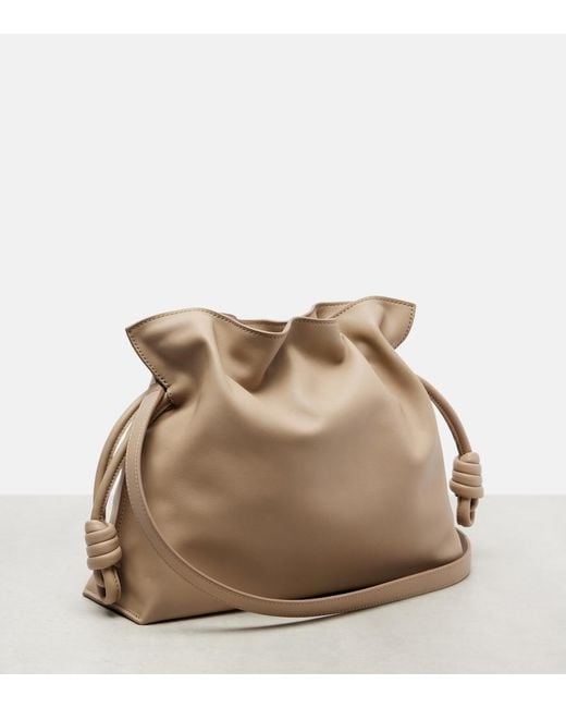 Borsa Flamenco Medium di Loewe in Natural
