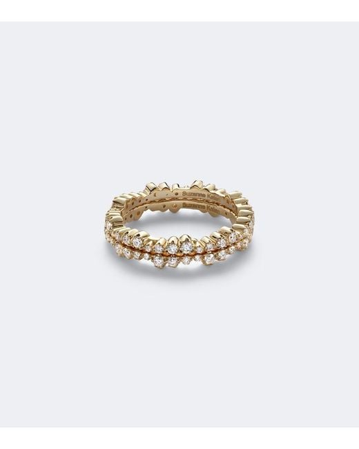 Suzanne Kalan White Ivy 18Kt Tech Ring Jackets With Diamonds