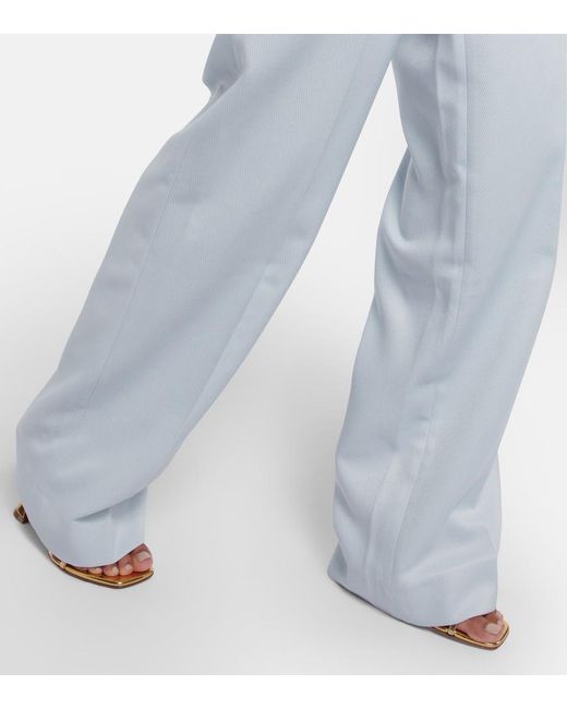 AYA MUSE Blue Auri Pleated Pants