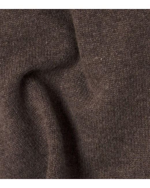 Sciarpa Lora di Nour Hammour in Brown