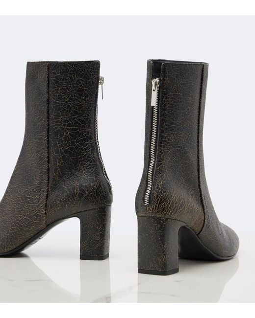 Jimmy Choo Black Daze Leather Ankle Boots