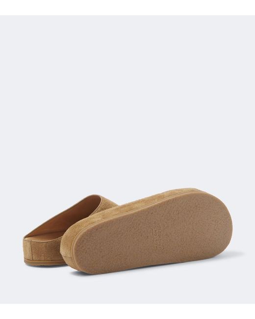 Studio Nicholson Brown Wearing Suede Mules for men