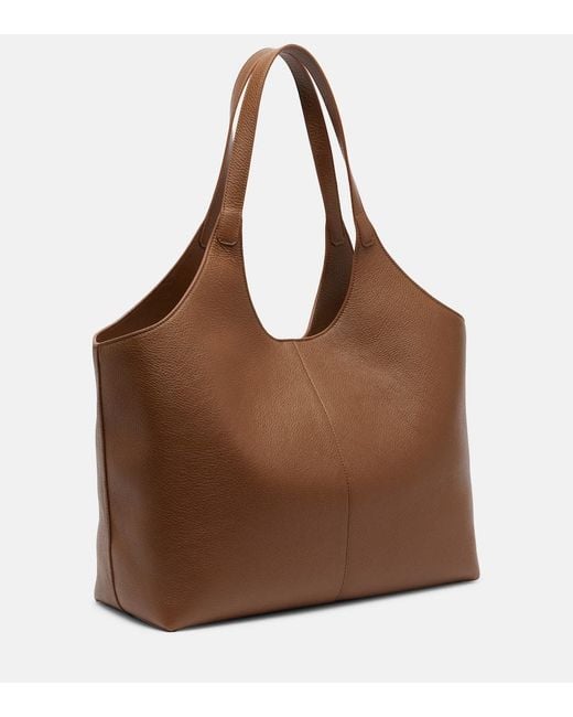 Aesther Ekme Brown Tote Bag Cabas Supple Xl Aus Leder