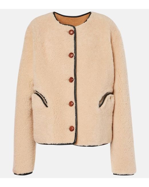 Blazé Milano Natural Gliss Reversible Shearling Jacket