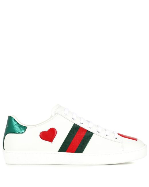 gucci ace heart
