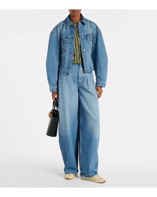 Jacquemus Natural Tennis Croc-Effect Suede Sneakers