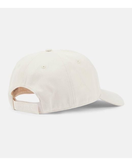 Cappello da baseball in cotone di Moncler in White