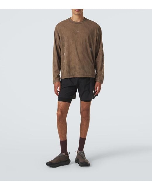 Satisfy Brown Spacelace Lace T-Shirt for men