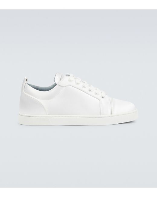 Christian Louis Silk-satin Sneakers White for Men | Lyst