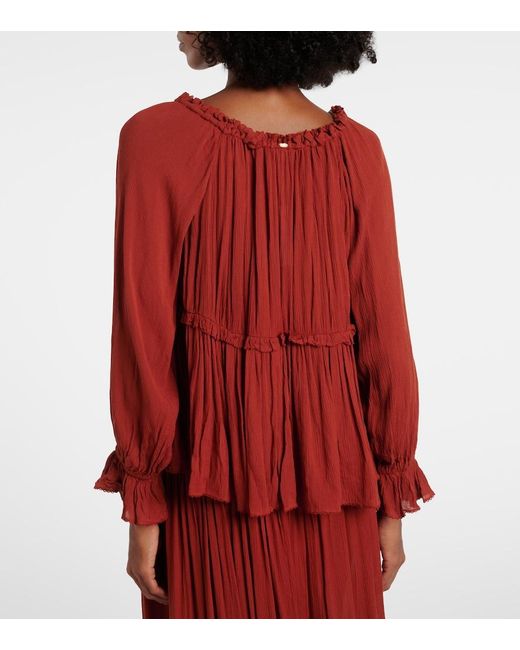 Poupette Red Moon Top