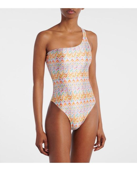 Missoni White Chevron Swimsuit