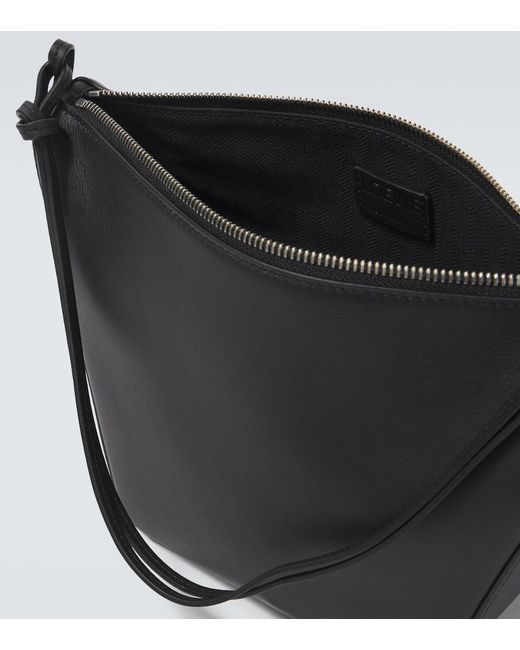 Loewe Black Hammock Mini Leather Shoulder Bag for men