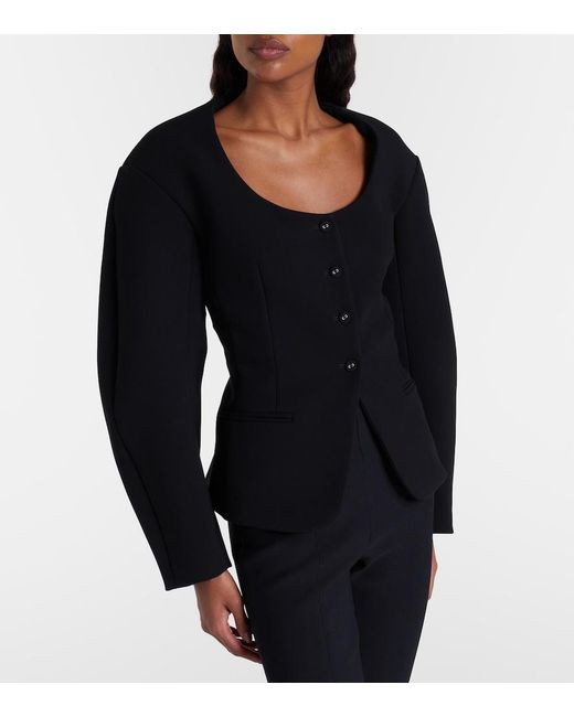 Jacquemus Black Oval Jacket