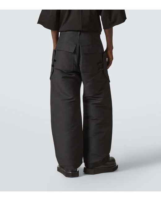 Rick Owens Black Stefan Cargo Pants for men