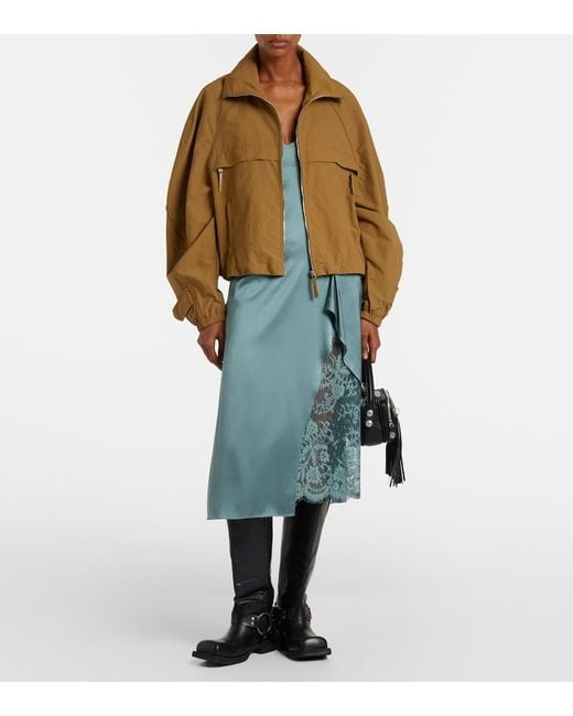 Acne Brown Logo Jacket