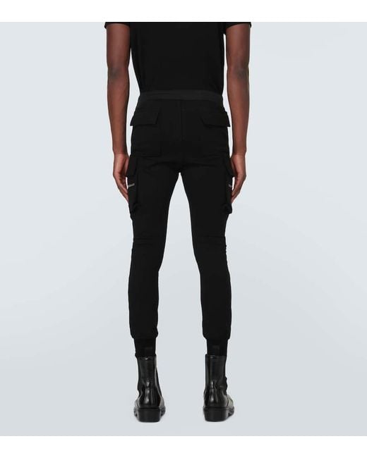 Pantalon deportivo Mastodon de algodon Rick Owens de hombre de color Black