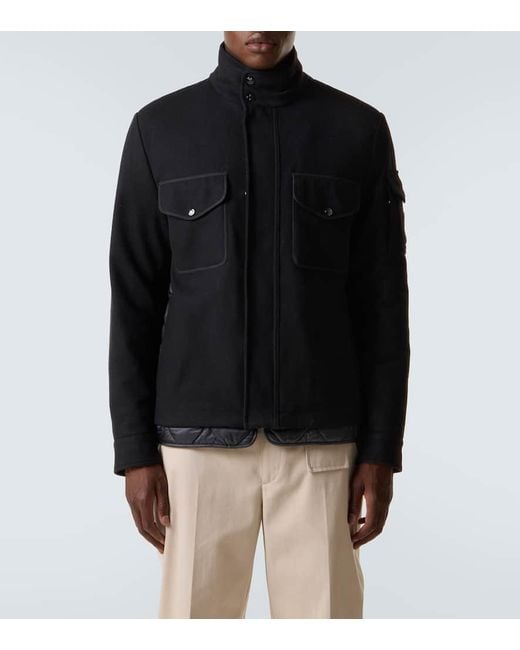 Moncler Black Avoine Quilted Down Jacket for men