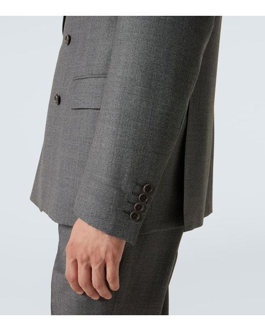 Costume Monza Db En Laine Vierge Canali pour homme en coloris Gray